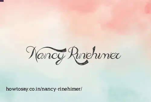 Nancy Rinehimer