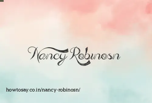 Nancy Robinosn