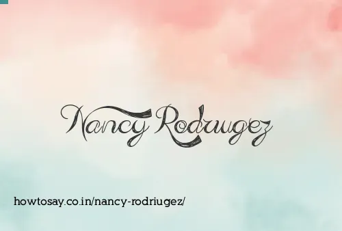 Nancy Rodriugez