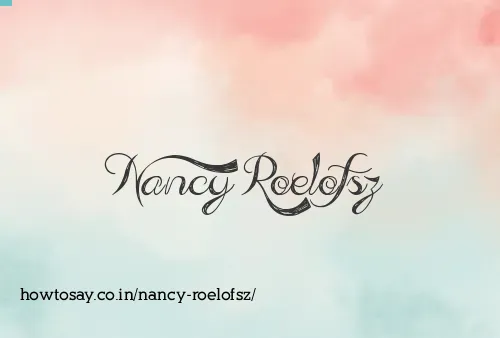 Nancy Roelofsz