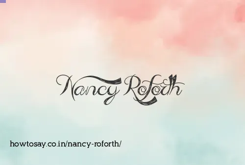 Nancy Roforth