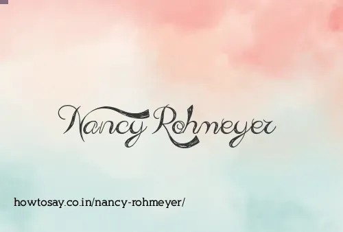 Nancy Rohmeyer