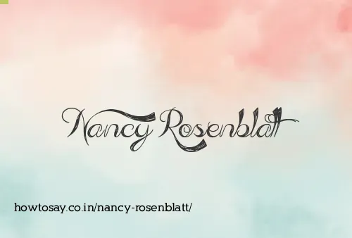 Nancy Rosenblatt