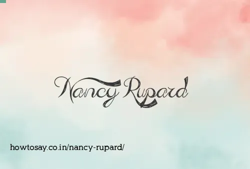 Nancy Rupard