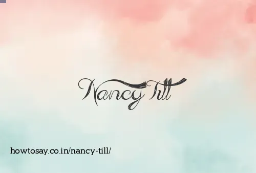 Nancy Till