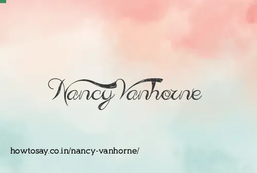 Nancy Vanhorne