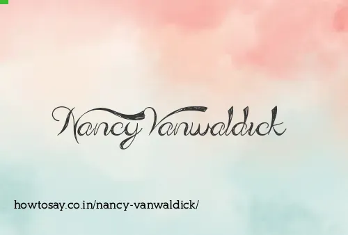 Nancy Vanwaldick