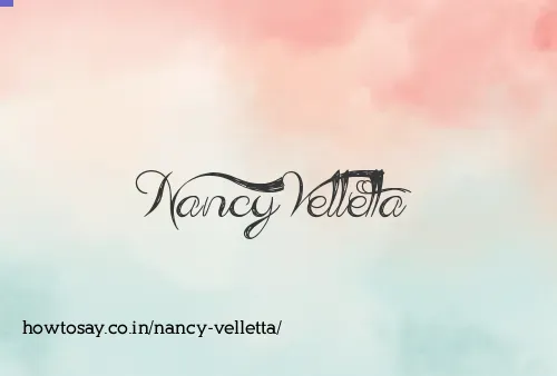 Nancy Velletta