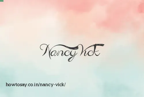 Nancy Vick
