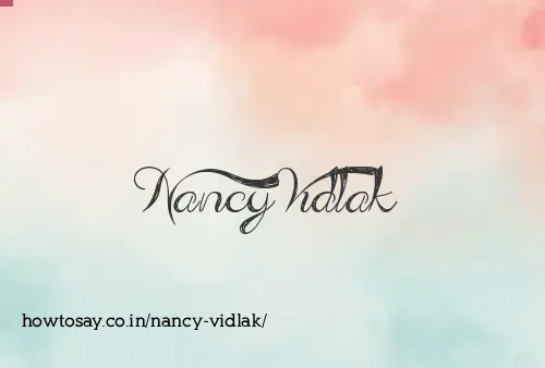 Nancy Vidlak
