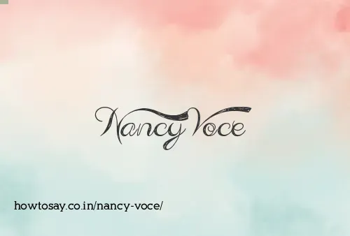 Nancy Voce