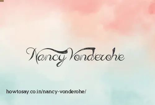 Nancy Vonderohe