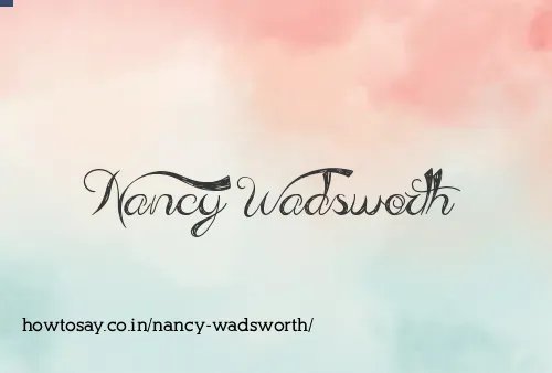 Nancy Wadsworth