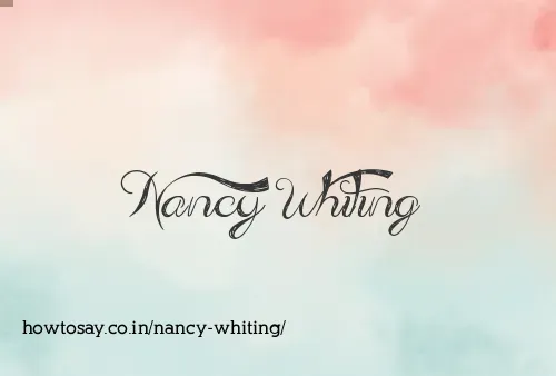 Nancy Whiting