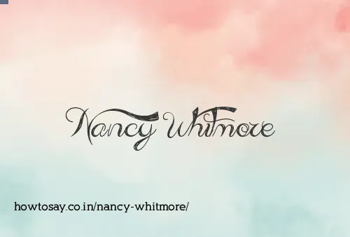 Nancy Whitmore