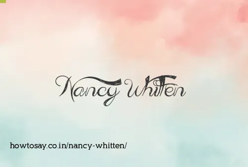 Nancy Whitten