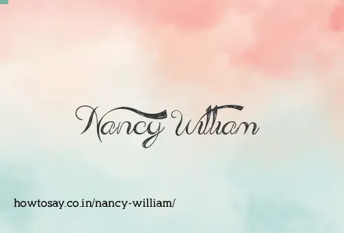 Nancy William