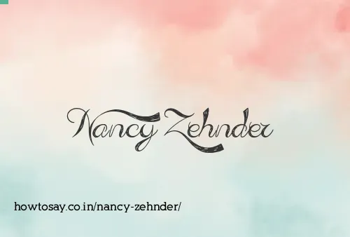 Nancy Zehnder