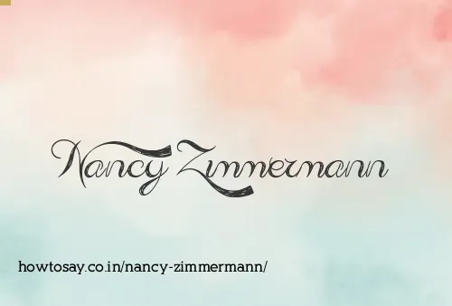 Nancy Zimmermann