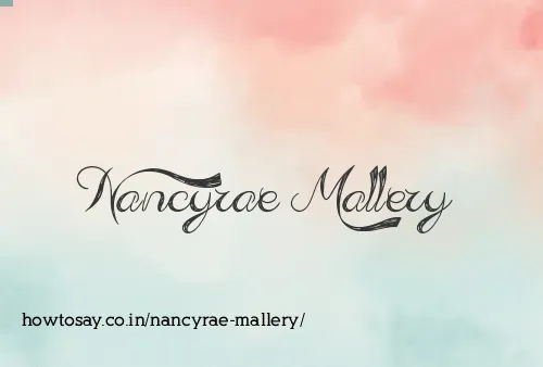 Nancyrae Mallery