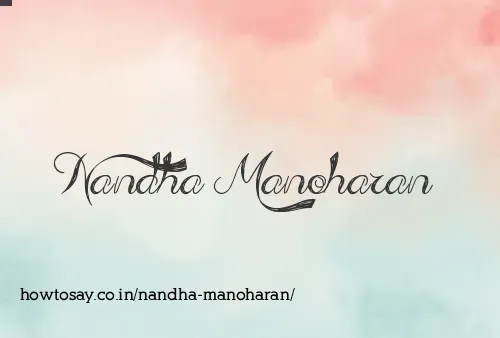 Nandha Manoharan