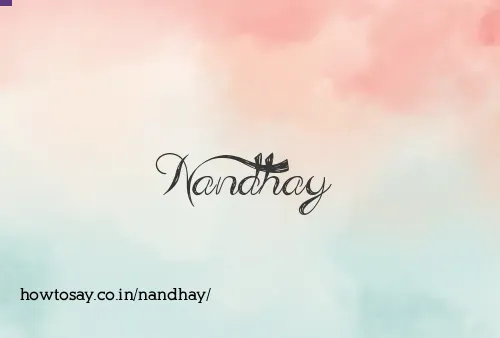 Nandhay