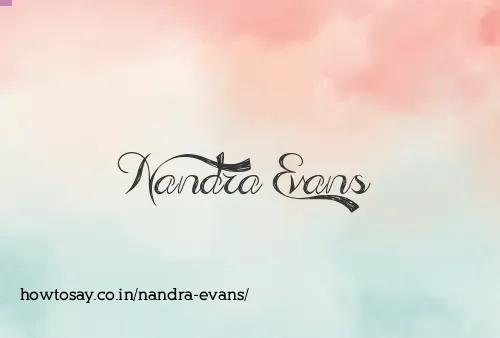 Nandra Evans