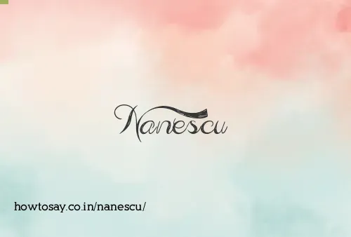 Nanescu