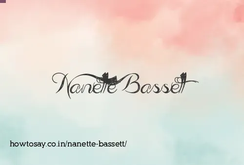 Nanette Bassett