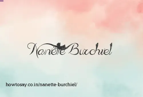 Nanette Burchiel