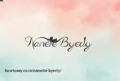 Nanette Byerly