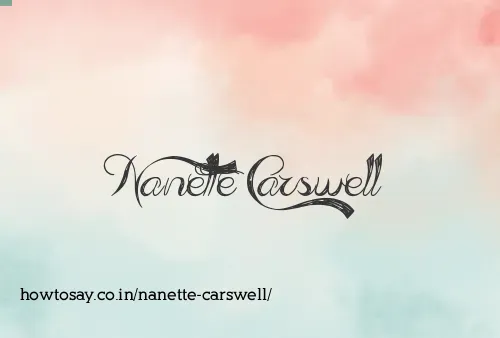 Nanette Carswell