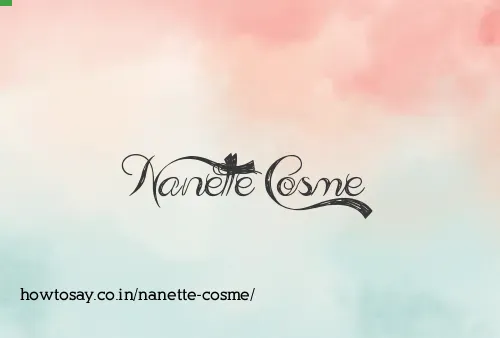Nanette Cosme
