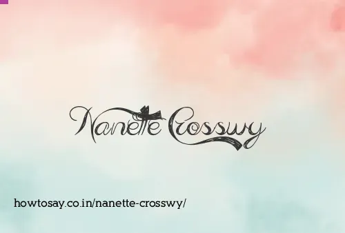 Nanette Crosswy
