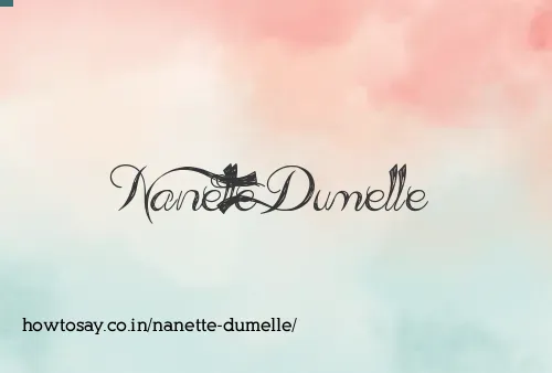 Nanette Dumelle