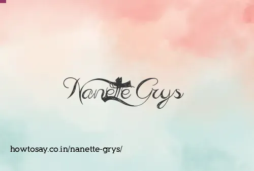 Nanette Grys