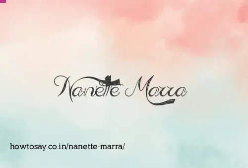 Nanette Marra