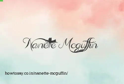 Nanette Mcguffin