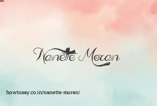 Nanette Moran
