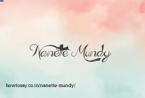 Nanette Mundy