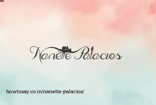 Nanette Palacios