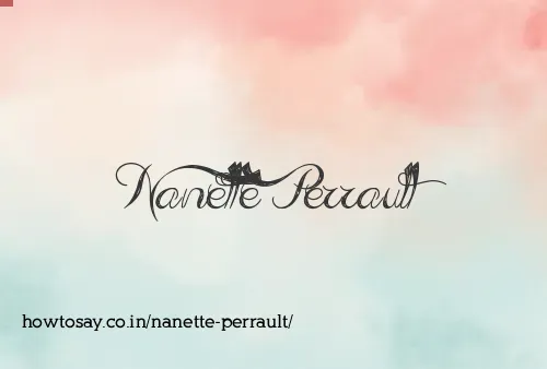 Nanette Perrault