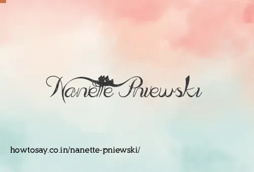 Nanette Pniewski