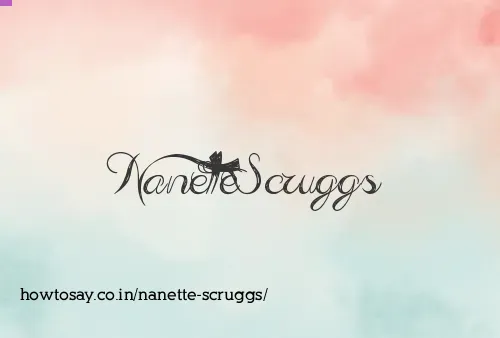 Nanette Scruggs