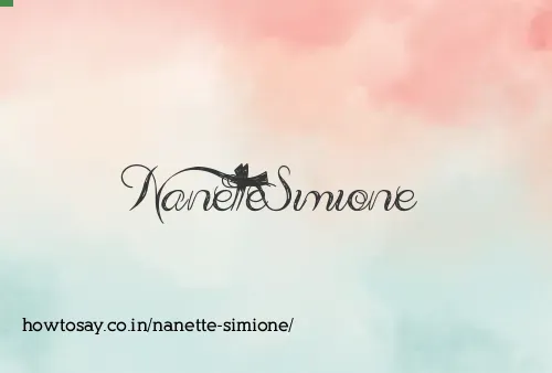 Nanette Simione