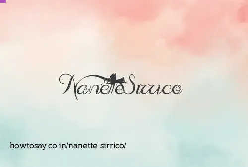 Nanette Sirrico