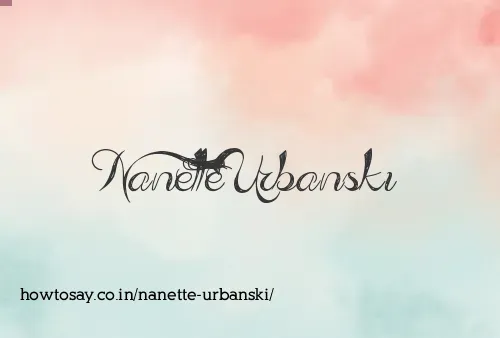 Nanette Urbanski