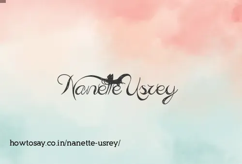 Nanette Usrey