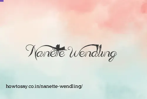 Nanette Wendling