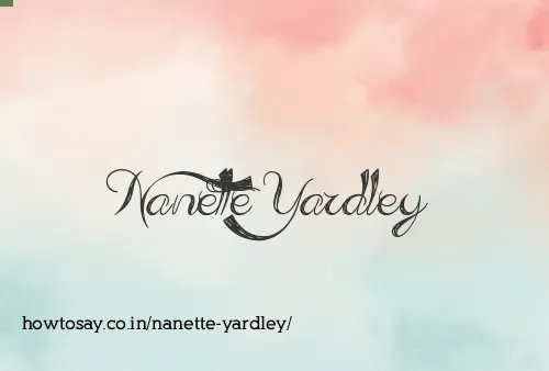 Nanette Yardley